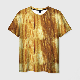 Мужская футболка 3D с принтом Золотые переливы в Санкт-Петербурге, 100% полиэфир | прямой крой, круглый вырез горловины, длина до линии бедер | 