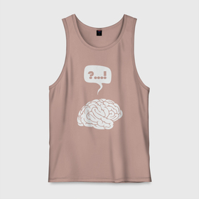 Мужская майка хлопок с принтом Штурм мозга в Ухте, 100% хлопок |  | Тематика изображения на принте: 