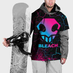 Накидка на куртку 3D с принтом Bleach   neon gradient , 100% полиэстер |  | 