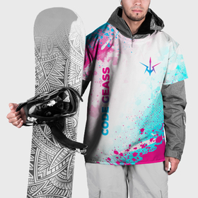 Накидка на куртку 3D с принтом Code Geass neon gradient style: надпись, символ , 100% полиэстер |  | 
