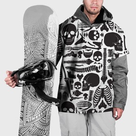 Накидка на куртку 3D с принтом Human osteology , 100% полиэстер |  | 
