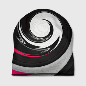 Шапка 3D с принтом Spiral pink в Тюмени, 100% полиэстер | универсальный размер, печать по всей поверхности изделия | 