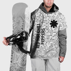 Накидка на куртку 3D с принтом Red Hot Chili Peppers glitch на светлом фоне: надпись, символ в Белгороде, 100% полиэстер |  | Тематика изображения на принте: 