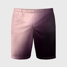 Мужские шорты спортивные с принтом Градиент пыльно розовый в Белгороде,  |  | 