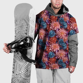 Накидка на куртку 3D с принтом Полевые  цветы      паттерн в Тюмени, 100% полиэстер |  | 