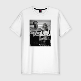 Мужская футболка хлопок Slim с принтом Old Gangstars в Тюмени, 92% хлопок, 8% лайкра | приталенный силуэт, круглый вырез ворота, длина до линии бедра, короткий рукав | Тематика изображения на принте: 