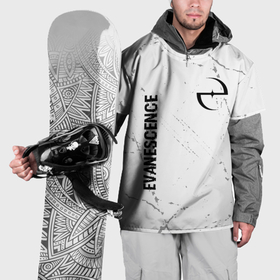 Накидка на куртку 3D с принтом Evanescence glitch на светлом фоне: надпись, символ в Тюмени, 100% полиэстер |  | Тематика изображения на принте: 