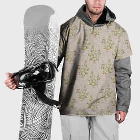 Накидка на куртку 3D с принтом Имитация вышивки с ромашками в Петрозаводске, 100% полиэстер |  | Тематика изображения на принте: 