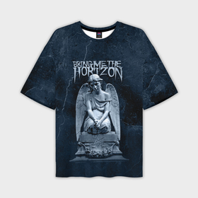 Мужская футболка oversize 3D с принтом Bring Me The Horizon Angel в Санкт-Петербурге,  |  | 