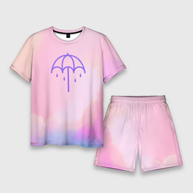 Мужской костюм с шортами 3D с принтом Bring Me The Horizon Umbrella в Тюмени,  |  | 