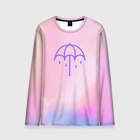 Мужской лонгслив 3D с принтом Bring Me The Horizon Umbrella в Тюмени, 100% полиэстер | длинные рукава, круглый вырез горловины, полуприлегающий силуэт | 