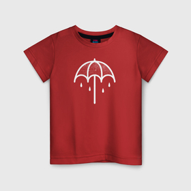 Светящаяся детская футболка с принтом Bring Me The Horizon  umbrella в Белгороде,  |  | 