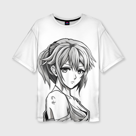 Женская футболка oversize 3D с принтом Anime girl   Kira в Санкт-Петербурге,  |  | 