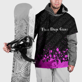 Накидка на куртку 3D с принтом Three Days Grace rock legends: символ сверху в Кировске, 100% полиэстер |  | Тематика изображения на принте: 