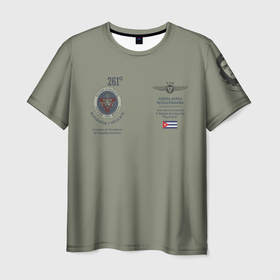 Мужская футболка 3D+ с принтом Che Guevara: ВВС Кубы в Кировске, 100% микрофибра | круглый вырез горловины, длина до линии бедер | 
