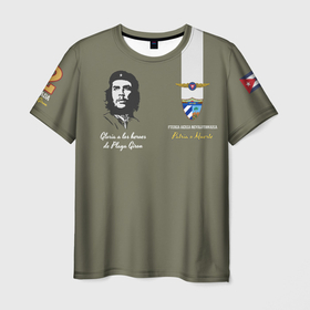 Мужская футболка 3D+ с принтом ВВС Кубы: Че Гевара в Белгороде, 100% микрофибра | круглый вырез горловины, длина до линии бедер | 