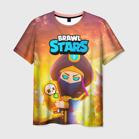 Мужская футболка 3D с принтом Mortis пират Brawl  Stars в Курске, 100% полиэфир | прямой крой, круглый вырез горловины, длина до линии бедер | 