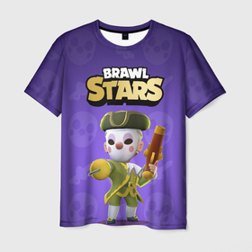 Мужская футболка 3D с принтом Barqley  Brawl stars , 100% полиэфир | прямой крой, круглый вырез горловины, длина до линии бедер | 