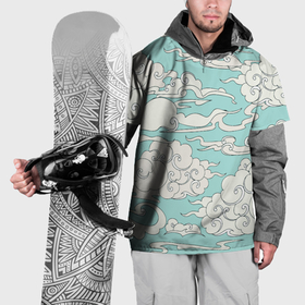 Накидка на куртку 3D с принтом Fly clouds в Тюмени, 100% полиэстер |  | Тематика изображения на принте: 