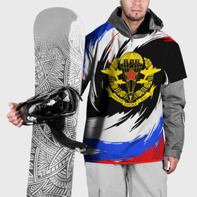 Накидка на куртку 3D с принтом Никто кроме нас   триколор в Новосибирске, 100% полиэстер |  | Тематика изображения на принте: 