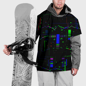 Накидка на куртку 3D с принтом Глитч помехи в Кировске, 100% полиэстер |  | Тематика изображения на принте: 