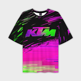 Мужская футболка oversize 3D с принтом KTM Freeride в Тюмени,  |  | Тематика изображения на принте: 