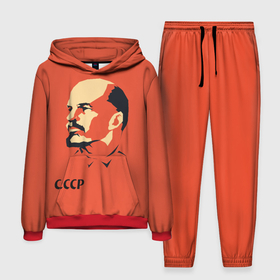 Мужской костюм с толстовкой 3D с принтом СССР Ленин жив в Екатеринбурге,  |  | 