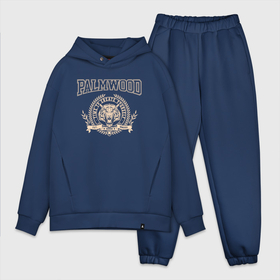 Мужской костюм oversize хлопок с принтом Palmwood Tiger в Петрозаводске,  |  | Тематика изображения на принте: 