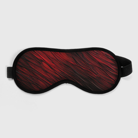 Маска для сна 3D с принтом Black red  texture в Петрозаводске, внешний слой — 100% полиэфир, внутренний слой — 100% хлопок, между ними — поролон |  | 
