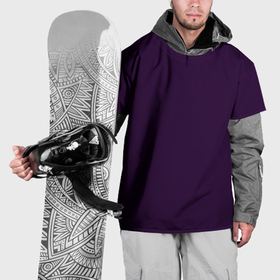 Накидка на куртку 3D с принтом Глубокий фиолетово чёрный однотонный в Белгороде, 100% полиэстер |  | Тематика изображения на принте: 