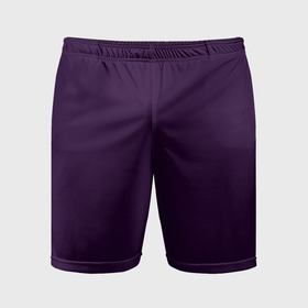 Мужские шорты спортивные с принтом Глубокий фиолетово чёрный однотонный в Белгороде,  |  | Тематика изображения на принте: 