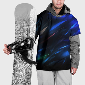 Накидка на куртку 3D с принтом Blue abstract  background , 100% полиэстер |  | 