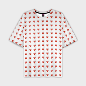 Мужская футболка oversize 3D с принтом Сердце эмодзи ,  |  | 