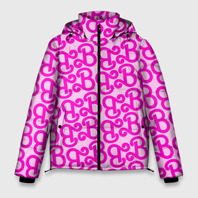 Мужская зимняя куртка 3D с принтом Логотип Барби   буква B в Екатеринбурге, верх — 100% полиэстер; подкладка — 100% полиэстер; утеплитель — 100% полиэстер | длина ниже бедра, свободный силуэт Оверсайз. Есть воротник-стойка, отстегивающийся капюшон и ветрозащитная планка. 

Боковые карманы с листочкой на кнопках и внутренний карман на молнии. | 