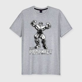 Мужская футболка хлопок Slim с принтом The prophecy в Петрозаводске, 92% хлопок, 8% лайкра | приталенный силуэт, круглый вырез ворота, длина до линии бедра, короткий рукав | 