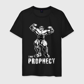 Мужская футболка хлопок с принтом The prophecy в Тюмени, 100% хлопок | прямой крой, круглый вырез горловины, длина до линии бедер, слегка спущенное плечо. | 