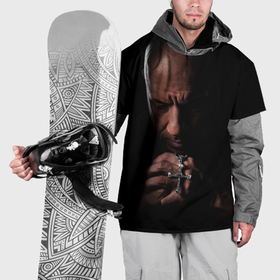 Накидка на куртку 3D с принтом Вин   форсаж в Екатеринбурге, 100% полиэстер |  | Тематика изображения на принте: 