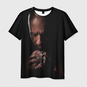 Мужская футболка 3D с принтом Вин   форсаж в Петрозаводске, 100% полиэфир | прямой крой, круглый вырез горловины, длина до линии бедер | 