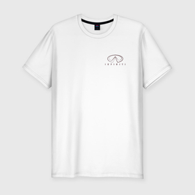 Мужская футболка хлопок Slim с принтом Infiniti G37 Stance V4 в Кировске, 92% хлопок, 8% лайкра | приталенный силуэт, круглый вырез ворота, длина до линии бедра, короткий рукав | 
