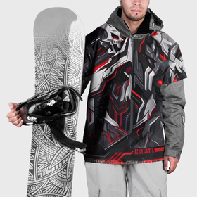 Накидка на куртку 3D с принтом Киберпанк доспехи в Курске, 100% полиэстер |  | 