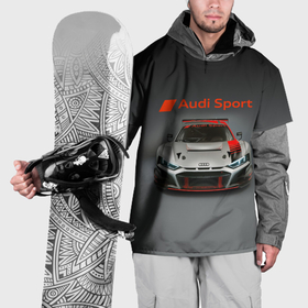 Накидка на куртку 3D с принтом Audi sport   racing car   extreme в Екатеринбурге, 100% полиэстер |  | Тематика изображения на принте: 