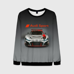 Мужской свитшот 3D с принтом Audi sport   racing car   extreme в Тюмени, 100% полиэстер с мягким внутренним слоем | круглый вырез горловины, мягкая резинка на манжетах и поясе, свободная посадка по фигуре | 