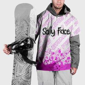 Накидка на куртку 3D с принтом Sally Face pro gaming: символ сверху , 100% полиэстер |  | 