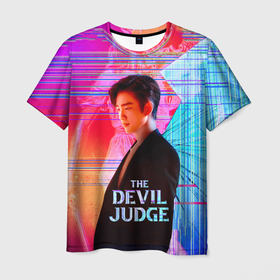 Мужская футболка 3D с принтом The Devil Judge: Kim Ga On в Кировске, 100% полиэфир | прямой крой, круглый вырез горловины, длина до линии бедер | 