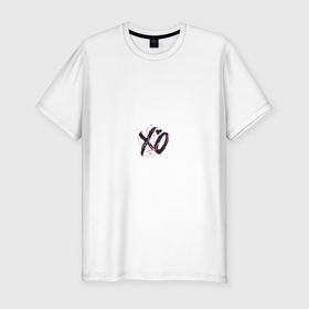 Мужская футболка хлопок Slim с принтом XO в Кировске, 92% хлопок, 8% лайкра | приталенный силуэт, круглый вырез ворота, длина до линии бедра, короткий рукав | Тематика изображения на принте: 