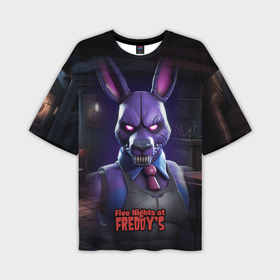 Мужская футболка oversize 3D с принтом Bonnie   FNAF в Тюмени,  |  | 