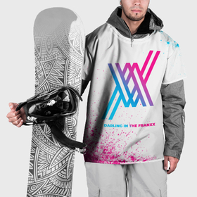 Накидка на куртку 3D с принтом Darling in the FranXX neon gradient style , 100% полиэстер |  | 