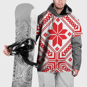 Накидка на куртку 3D с принтом Национальный в Петрозаводске, 100% полиэстер |  | 