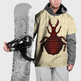 Накидка на куртку 3D с принтом Муравьиный лев в Кировске, 100% полиэстер |  | Тематика изображения на принте: 