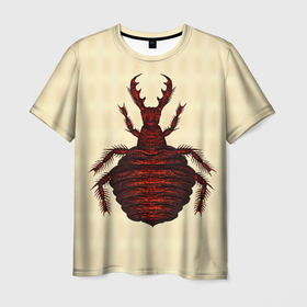 Мужская футболка 3D с принтом Муравьиный лев в Кировске, 100% полиэфир | прямой крой, круглый вырез горловины, длина до линии бедер | 